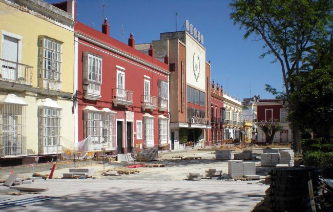 Las fachadas ofrecen ahora una nueva perspectiva sin los árboles. M. Fraile Las fachadas ofrecen ahora una nueva perspectiva sin los árboles. M. Fraile