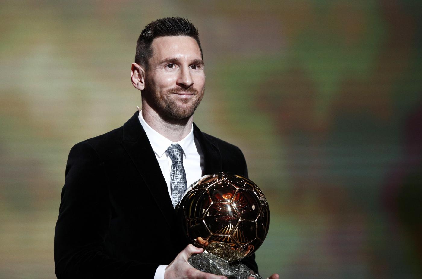 Messi, Balón de Oro. EFE Messi, Balón de Oro. EFE