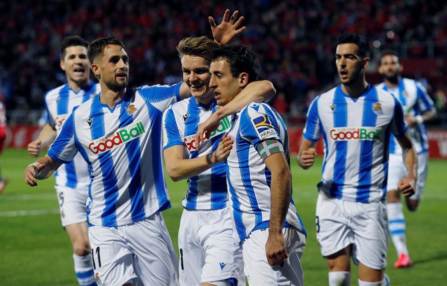 gol de la real sociedad. efe gol de la real sociedad. efe