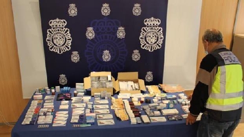 16 detenidos por tráfico de anabolizantes, blanqueo de capitales y organización criminal