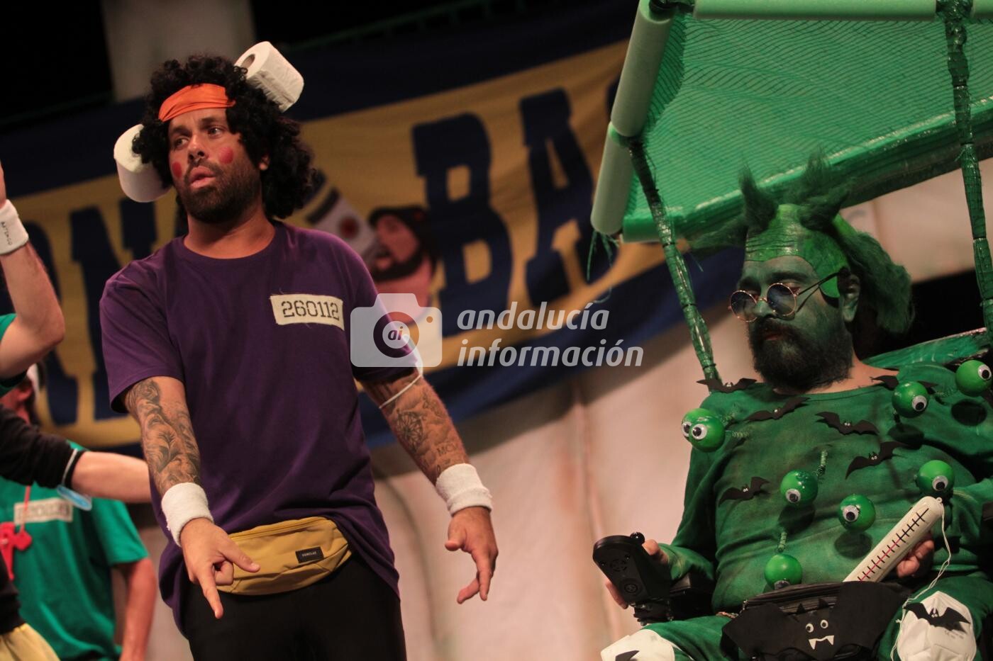 Chirigota Los cuarentenas principales. Álvaro Geneiro