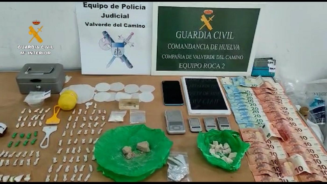 Desarticulado un importante punto de venta de drogas en Minas de Riotinto