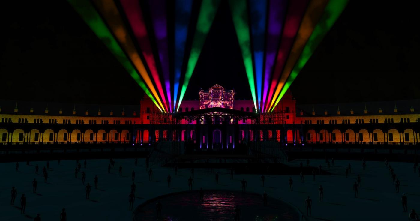 La Plaza de España se transforma mañana en el epicentro festivo con Icónica Lights 