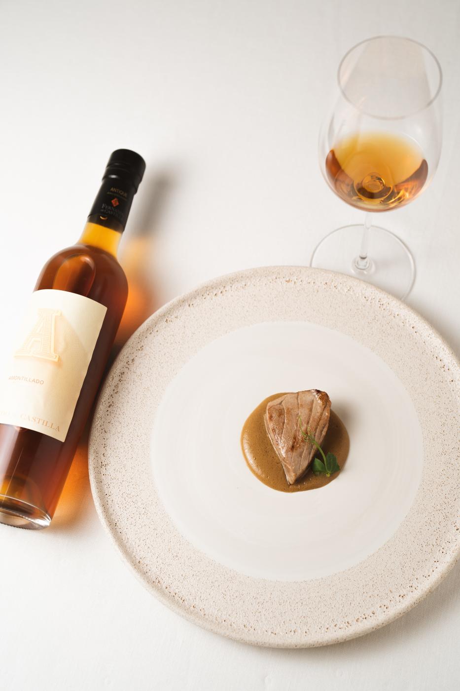 La unión entre el atún rojo salvaje de almadraba y los vinos de Jerez toma protagonismo en la Sherry Week. P.C.