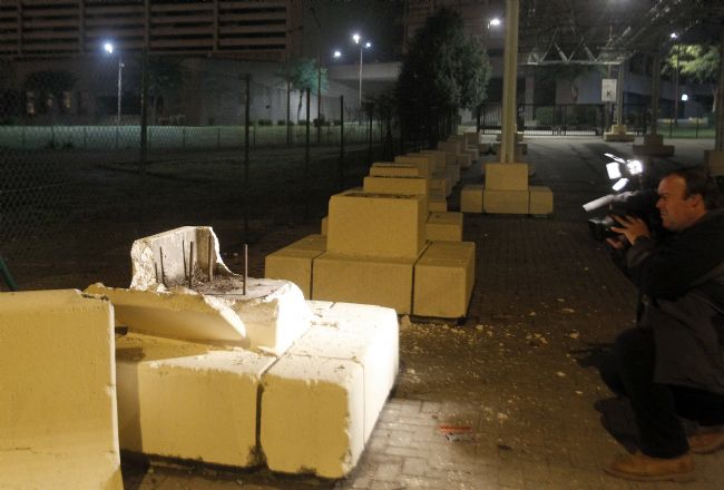 Los maceteros afectados Efe