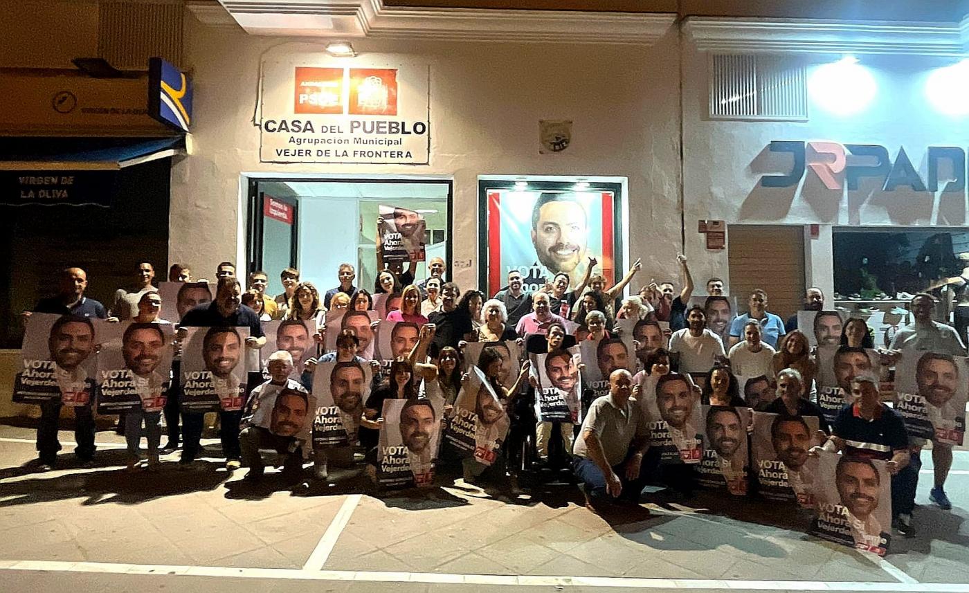 Imagen del inicio de campaña del PSOE 