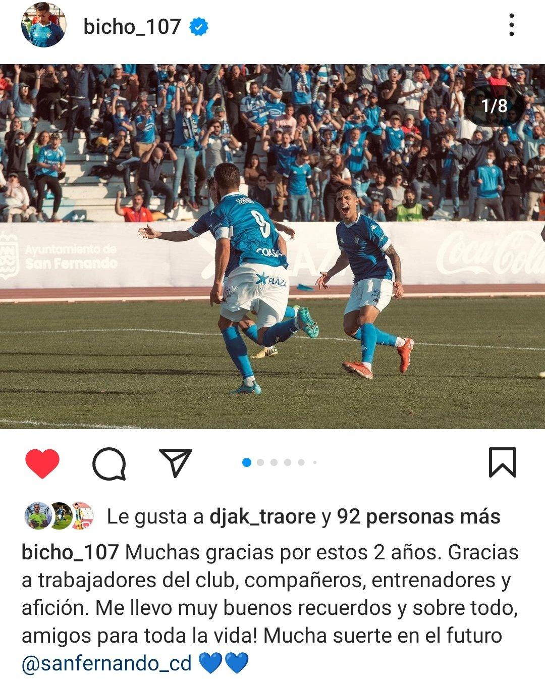 Despedida de Bicho. A.I.