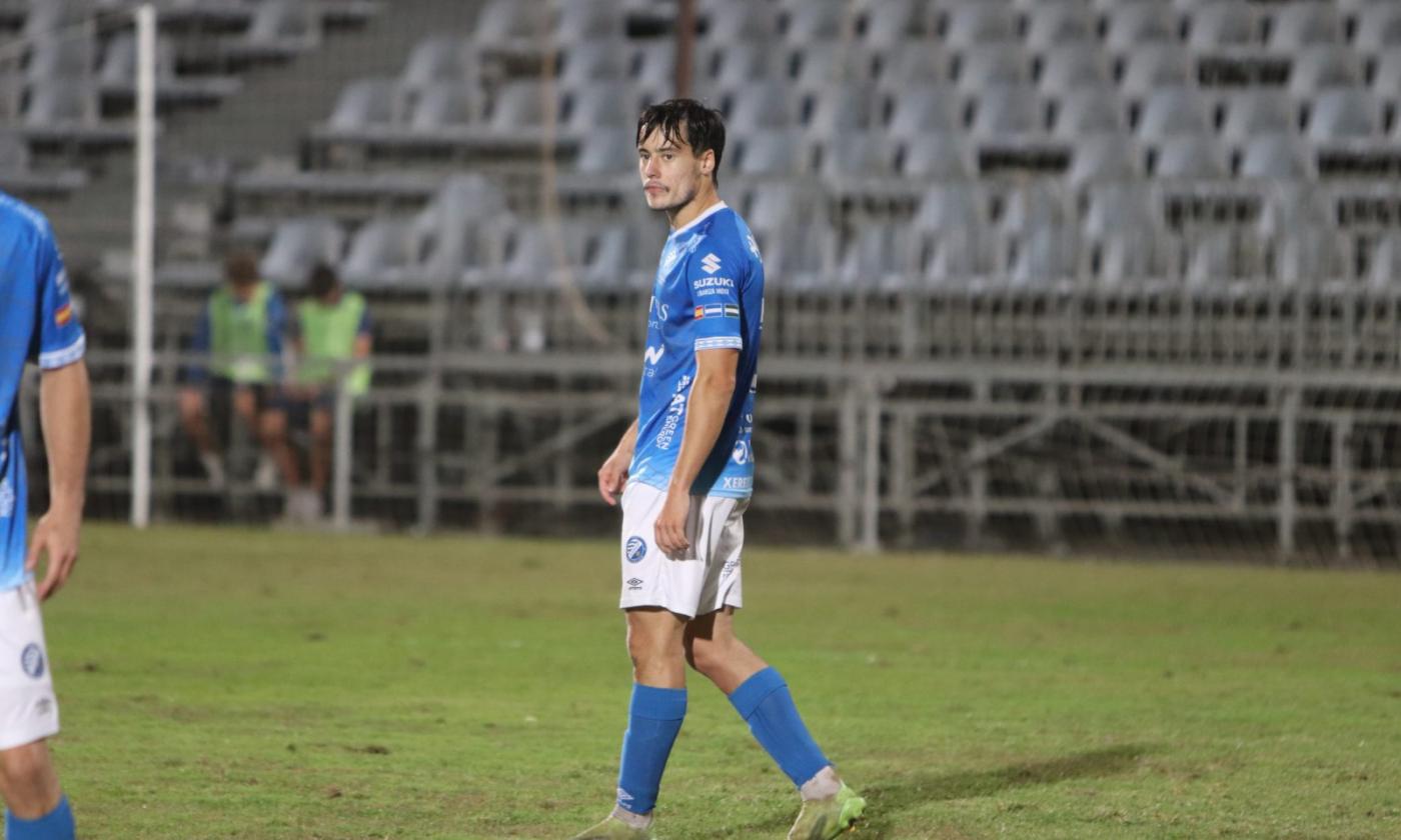 Beni, durante el partido de este sábado. - xerezdfc.com