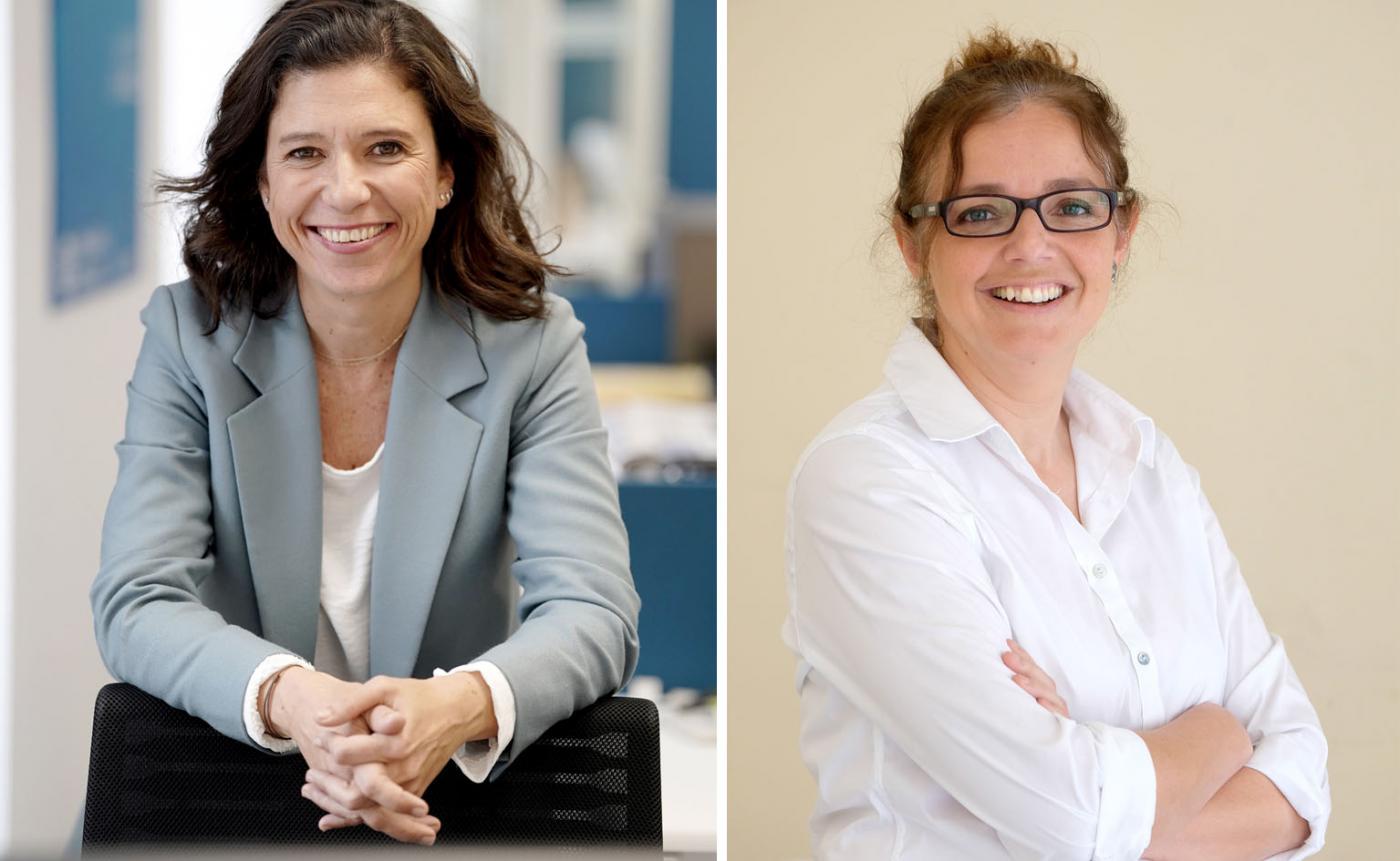 Isabel Morillo y Lucrecia Hevia. Efe
