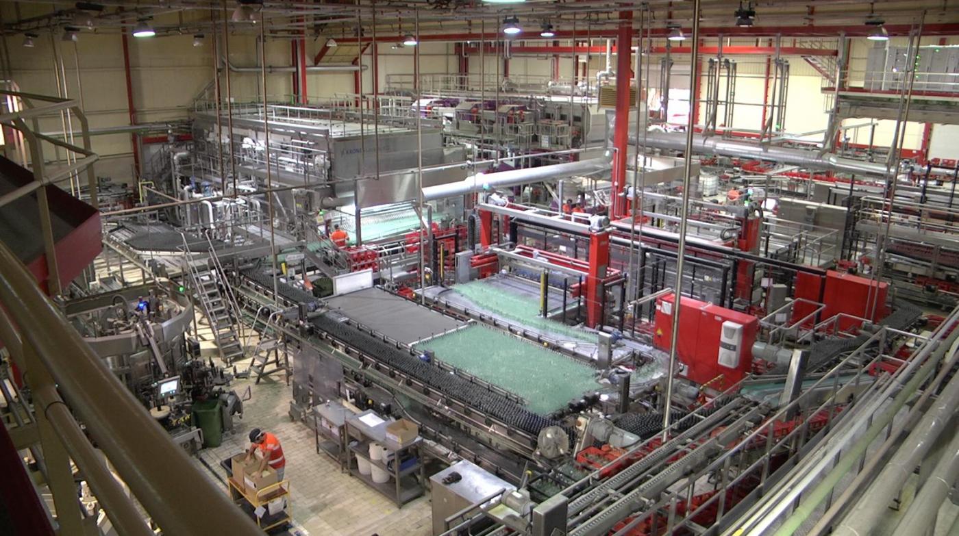 La fábrica de Coca-Cola en La Rinconada. Archivo