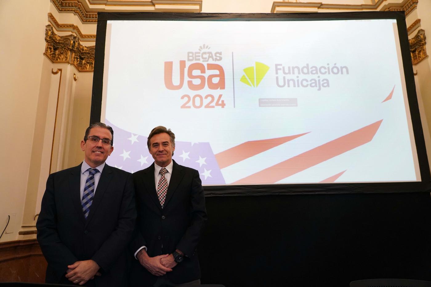Presentación de las becas. Fundación Unicaja