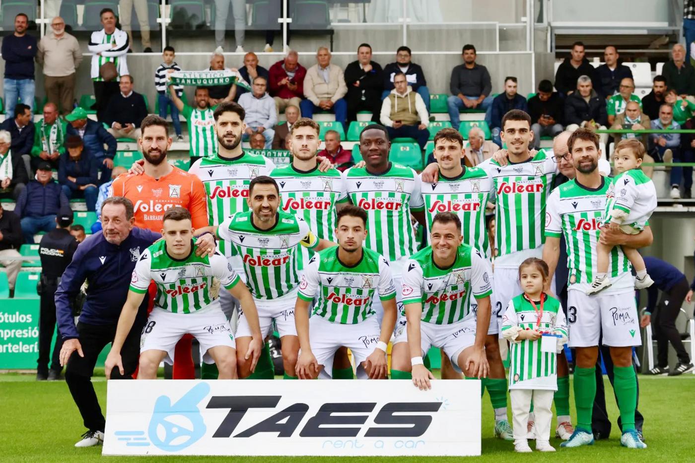 Once inicial que presentó el Atlético Sanluqueño - ASCF
