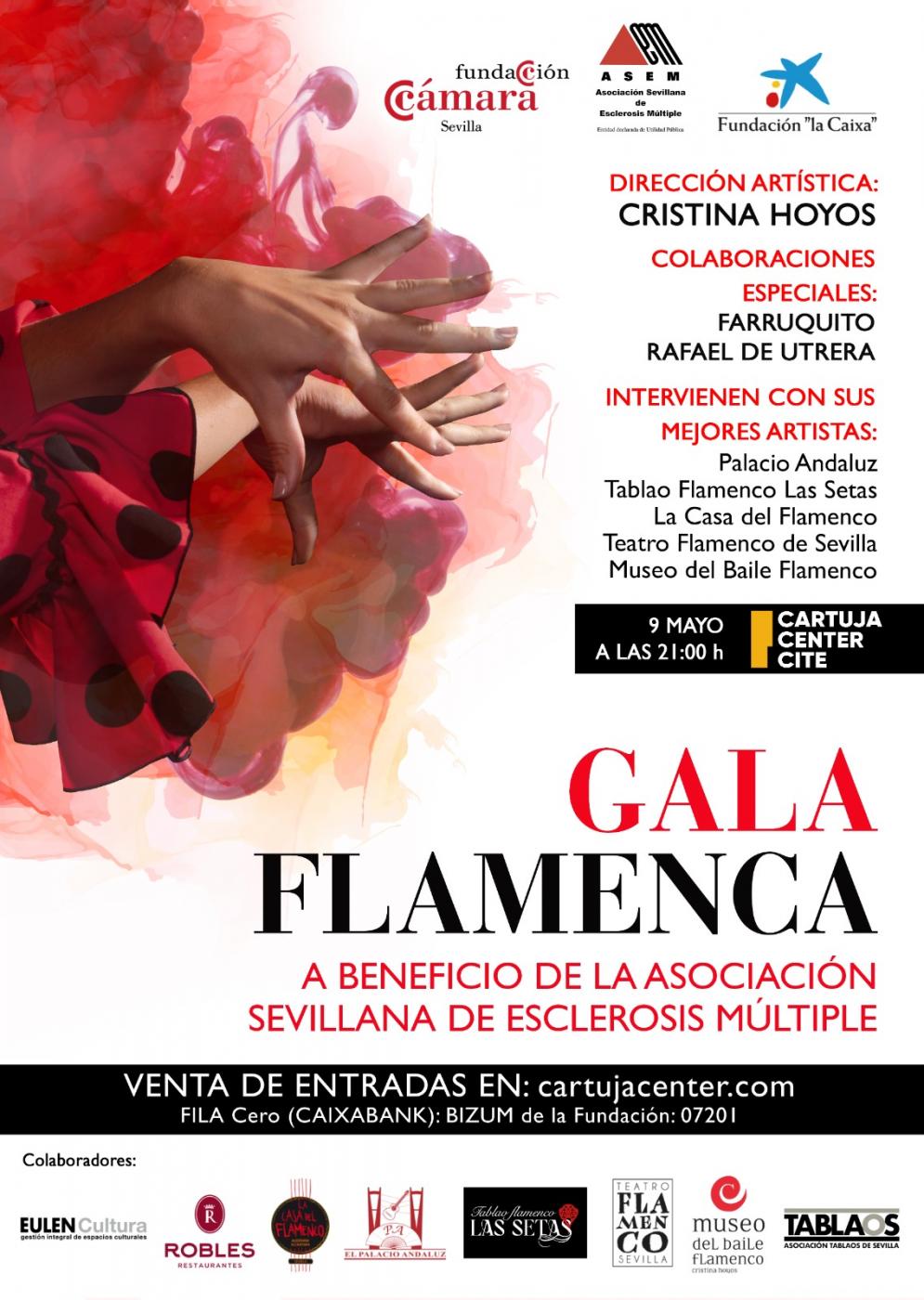 CARTEL DE LA GALA FLAMENCA. FCCS