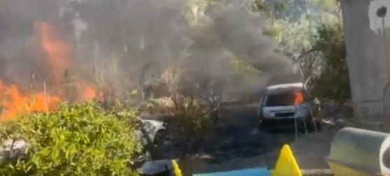 Incendio en Guaro. INFOCA