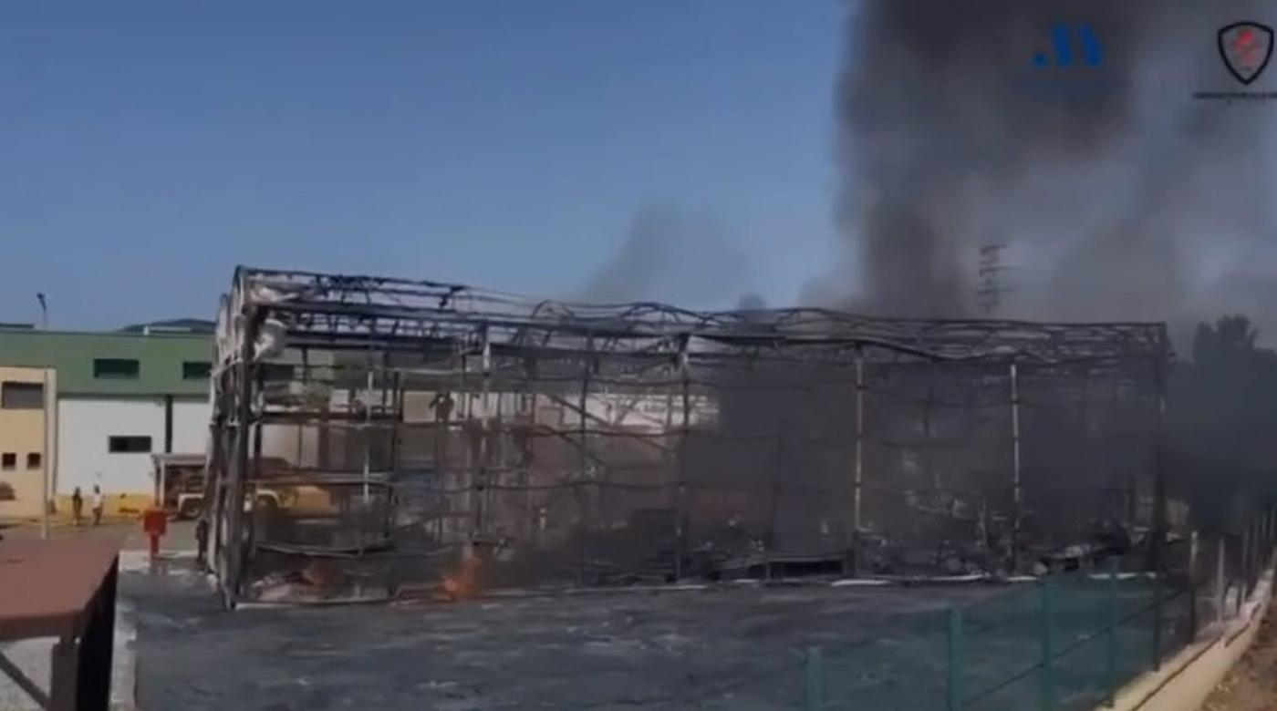 Efectos del devastador incendio. CPB