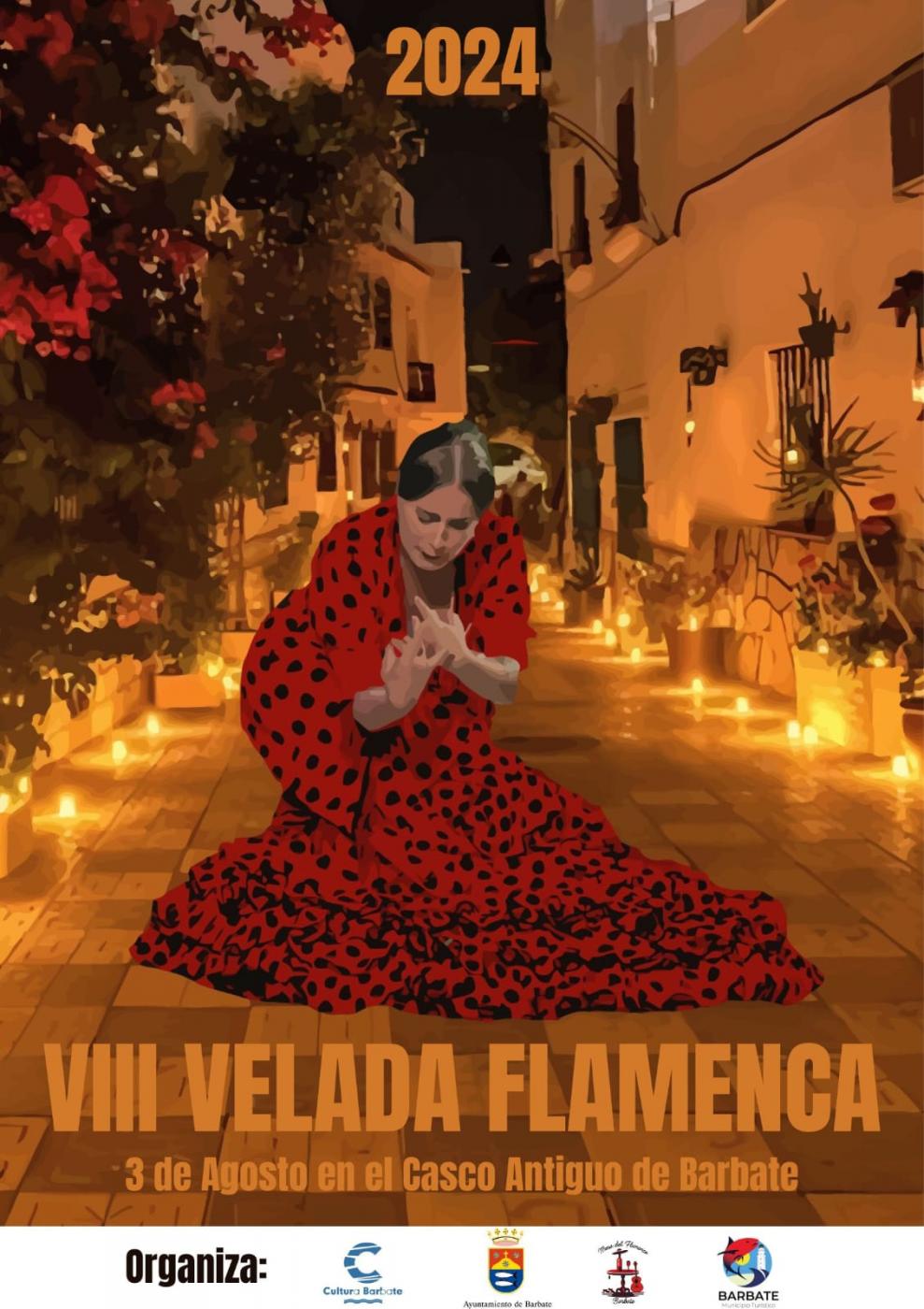 Cartel de la Velada Flamenca. 