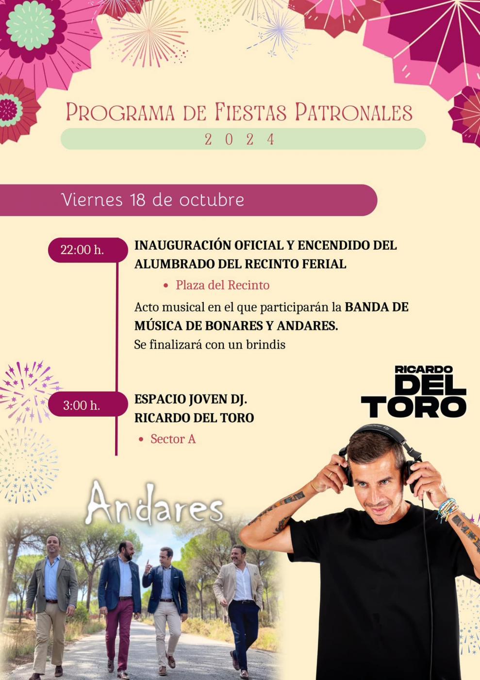 Fiestas Patronales de Bonares 2024 A.B.
