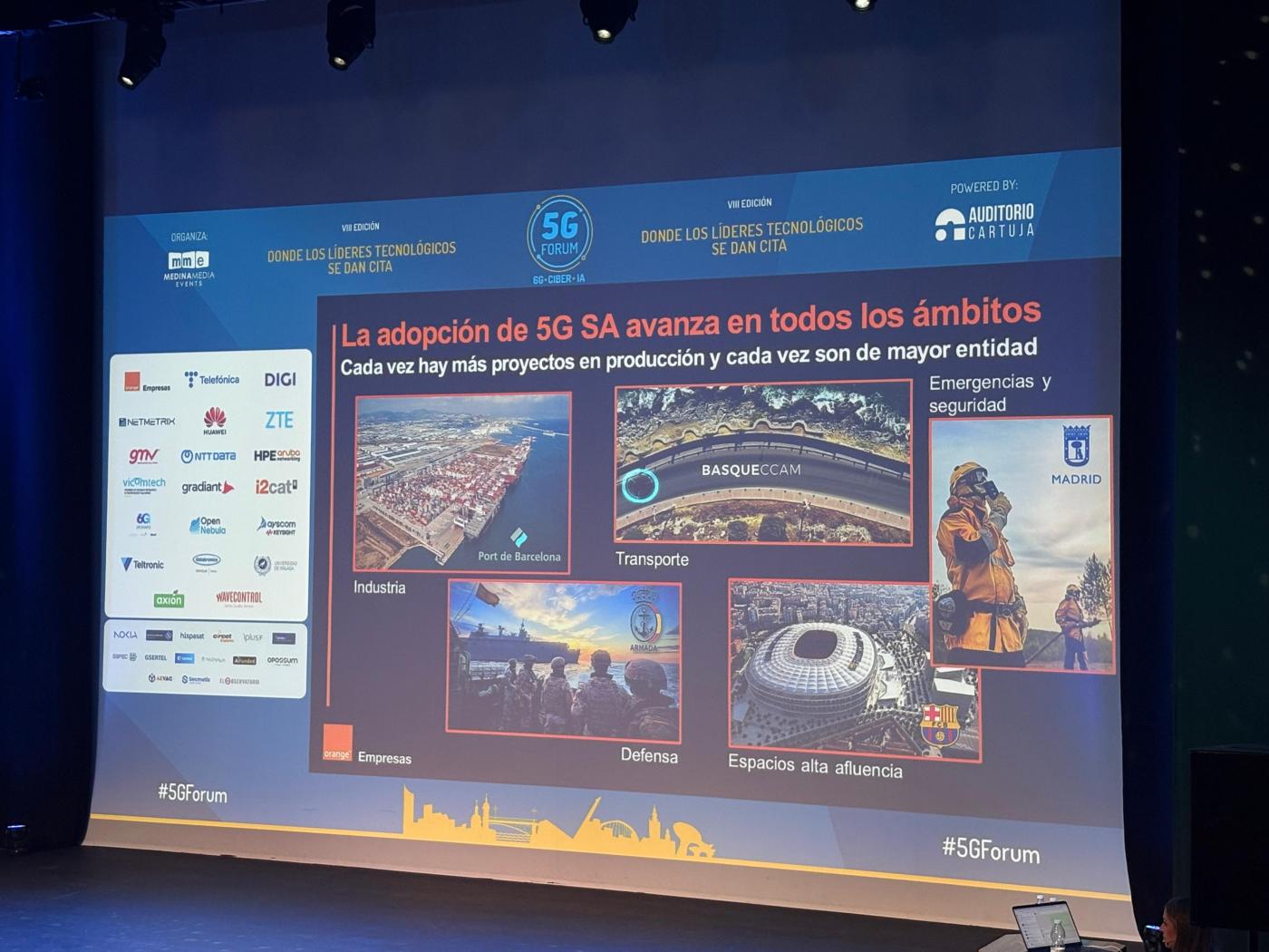 Octava edición del 5G Fórum en el Auditorio Nissan Cartuja.  PAULA MÁRQUEZ