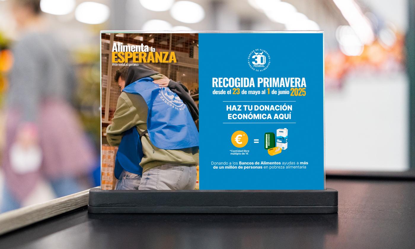 Mercadona colabora con FESBAL en la recogida primavera 2025. M.D.