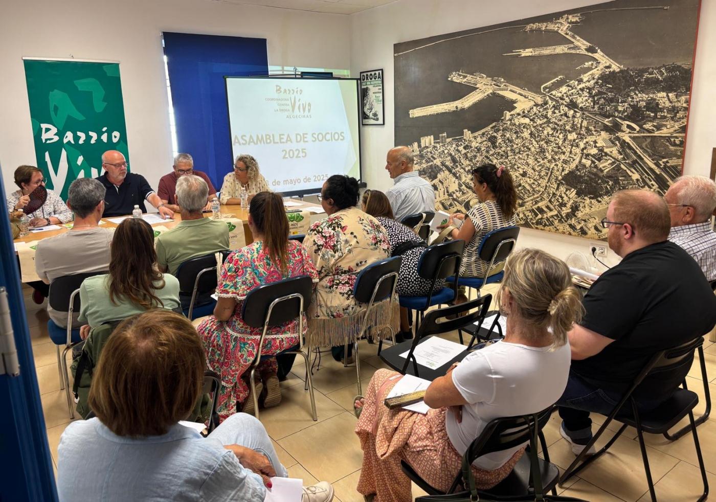 Imagen de la asamblea de Barrio Vivo - A.I.