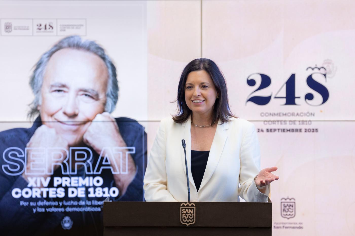 Joan Manuel Serrat recibirá el XIV Premio Cortes de la Real Isla de León