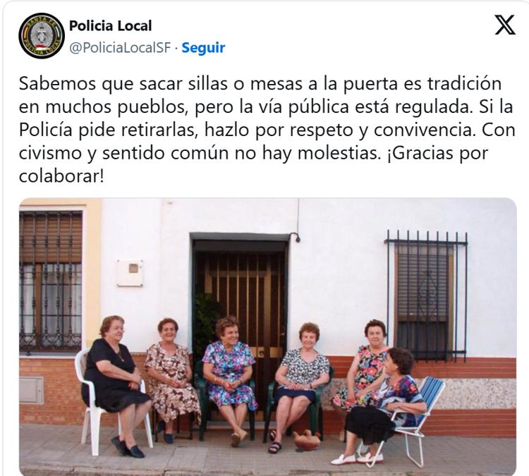 Imagen difundida en redes sociales. Viva Sevilla.