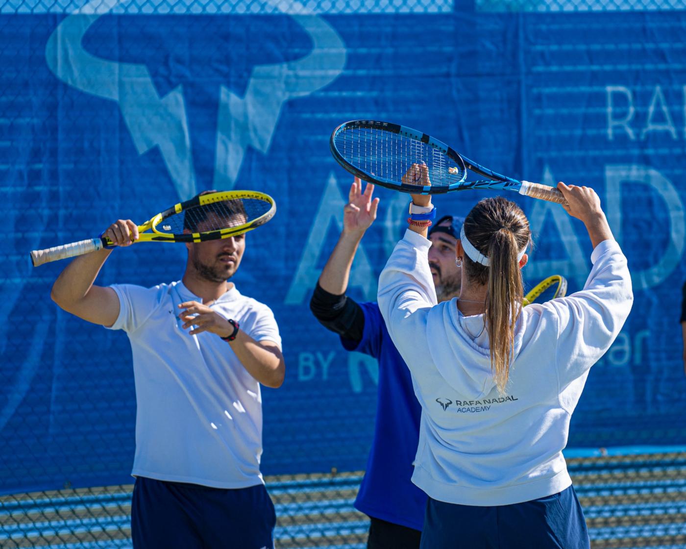 Entrenar como en la Rafa Nadal Academy. 