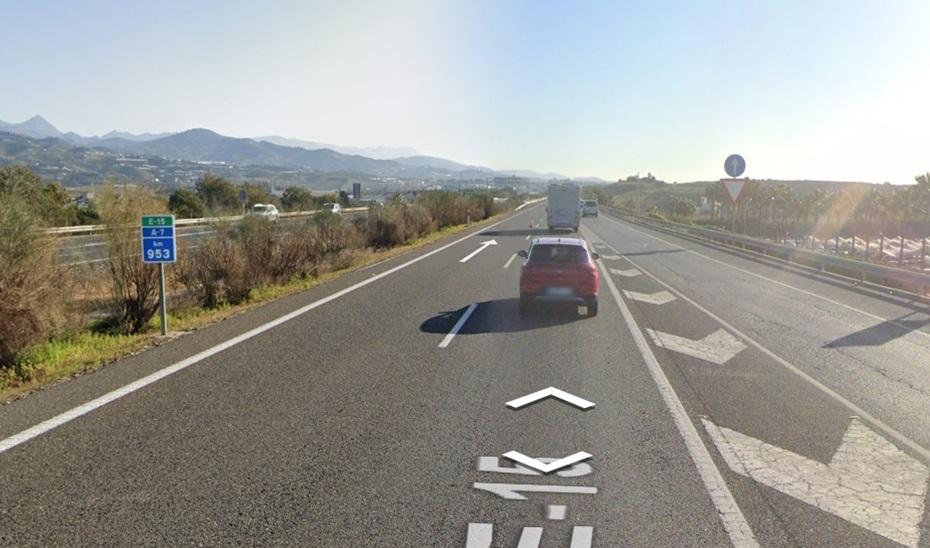 Accidente de tráfico en la A-7 camino a Almería. - Emergencias 112