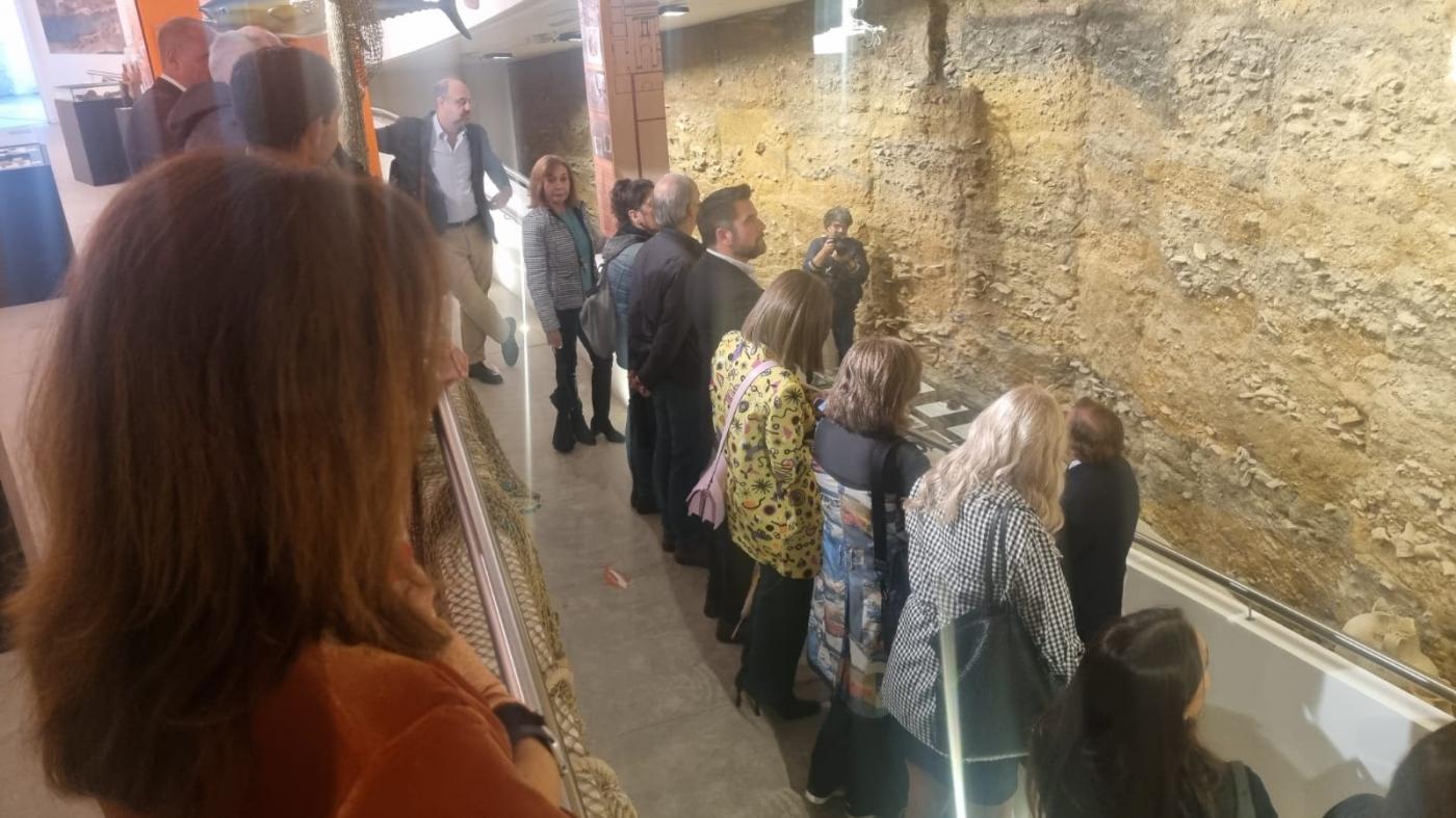 Visita institucional al Testaccio de Gades.  - UCA