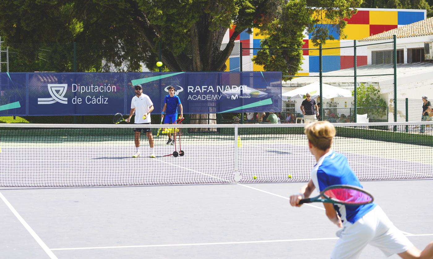 Imagen de un entrenamiento en el Club Nazaret. - 