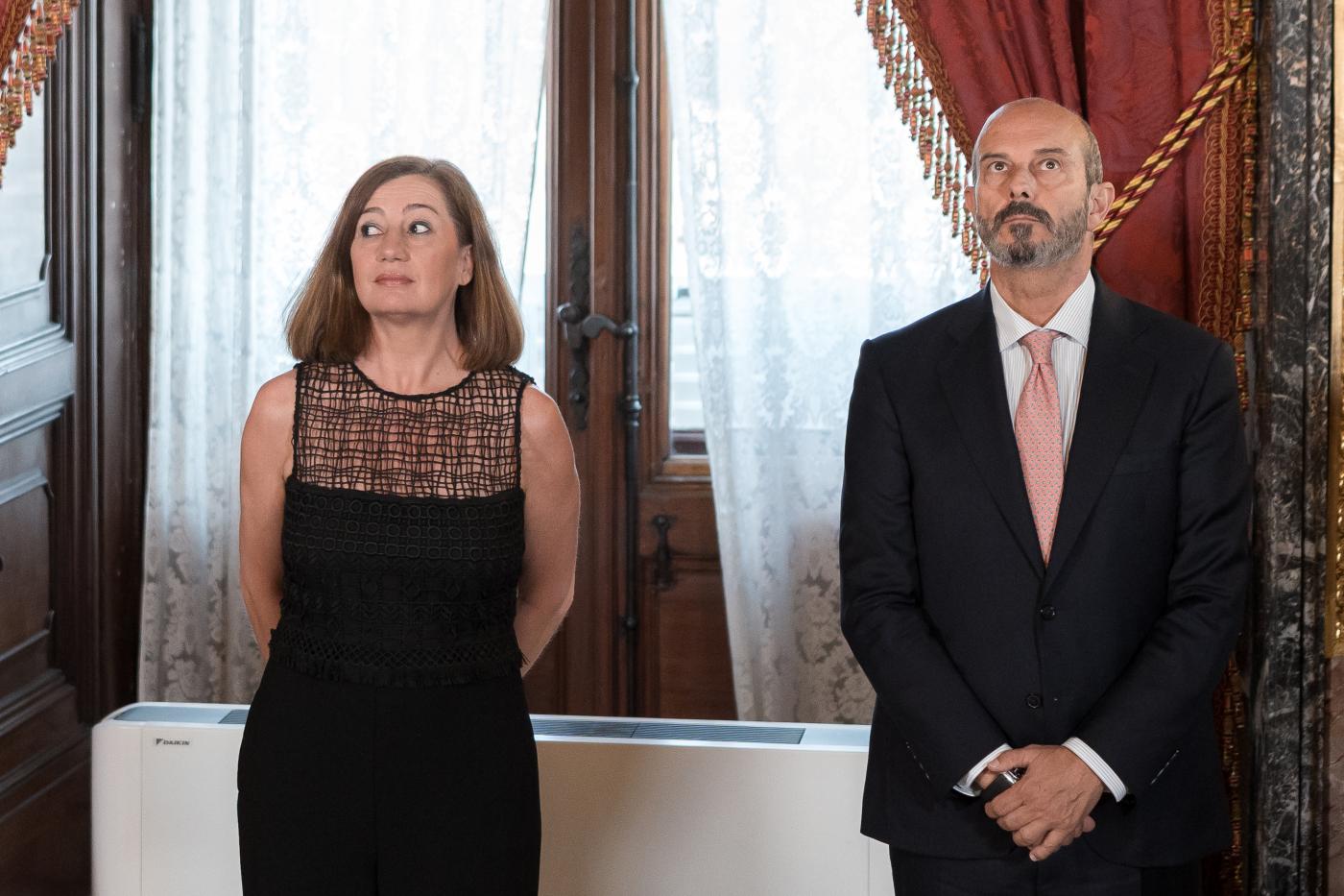 Francina Armengol y Pedro Rollán (archivo). - Diego Radamés/Europa Press