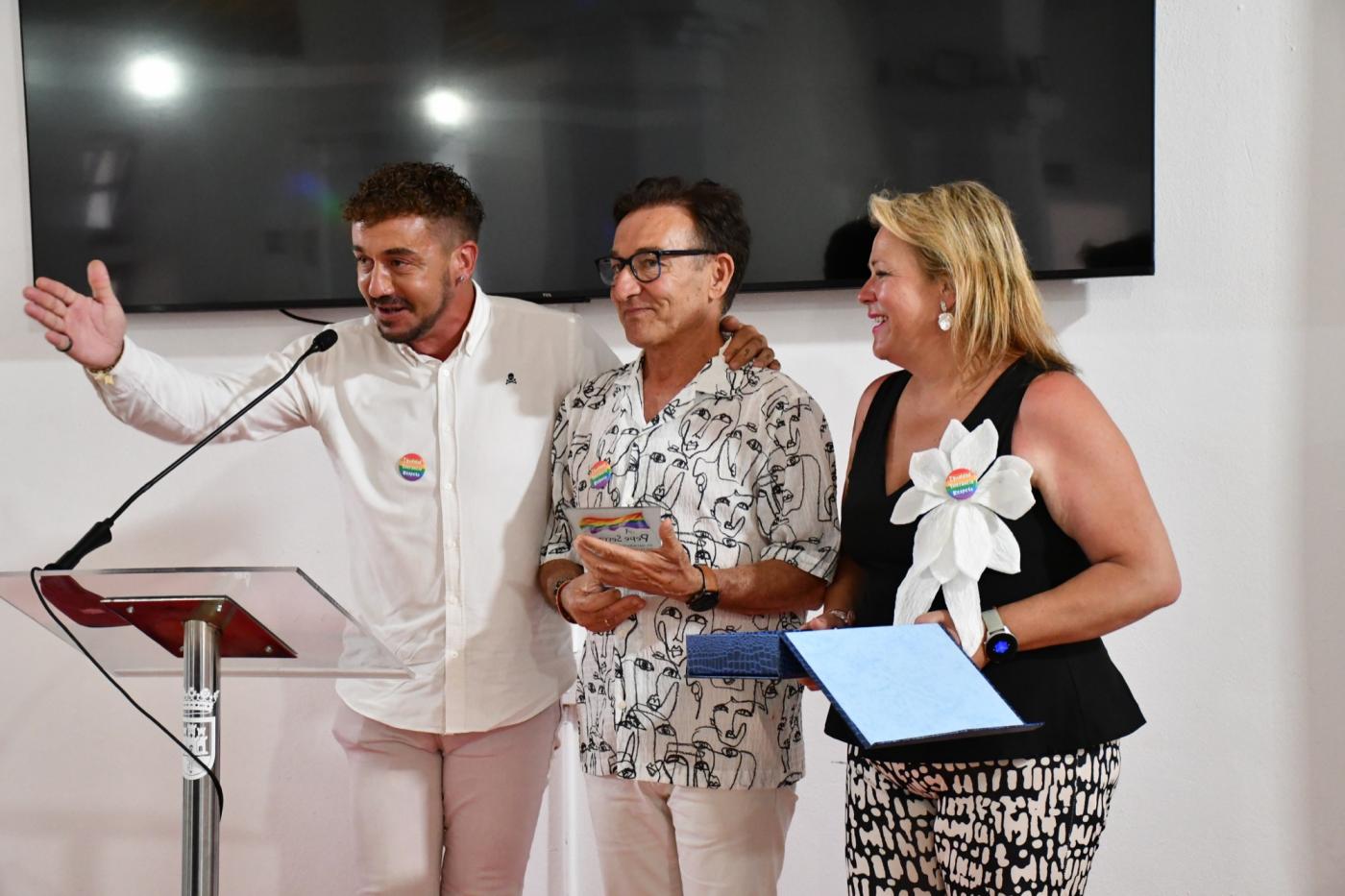 Un momento de los actos celebrados en San Roque por el Día del Orgullo - A.I.