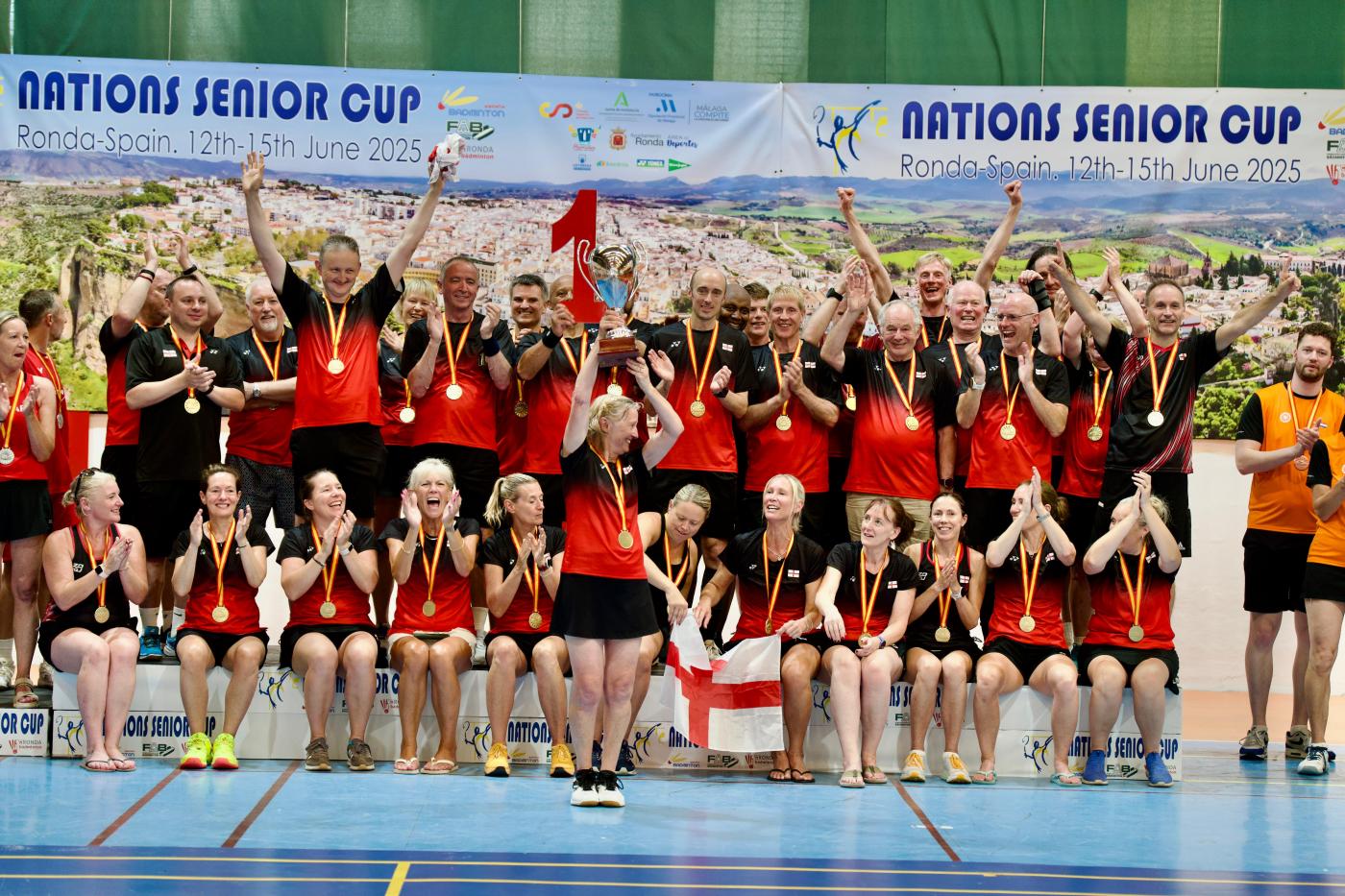 Ronda cierra con éxito la Internacional Nations Senior Cup de Bádminton