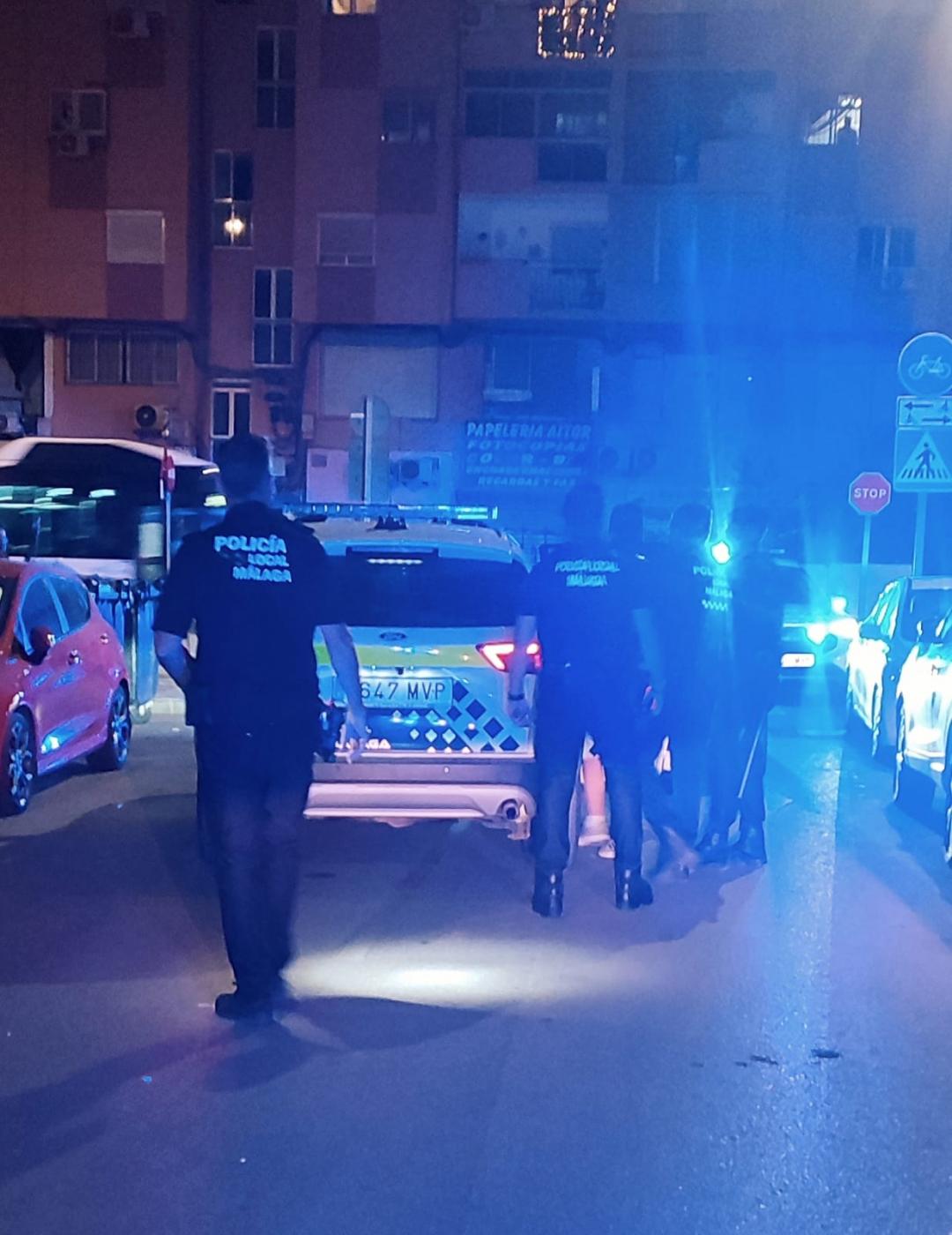 Intervención policial. - Cedida