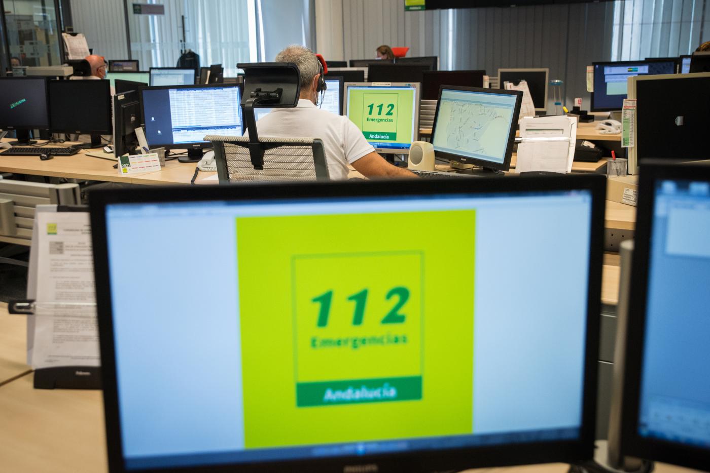 Sala de emergencias. - 112 Andalucía