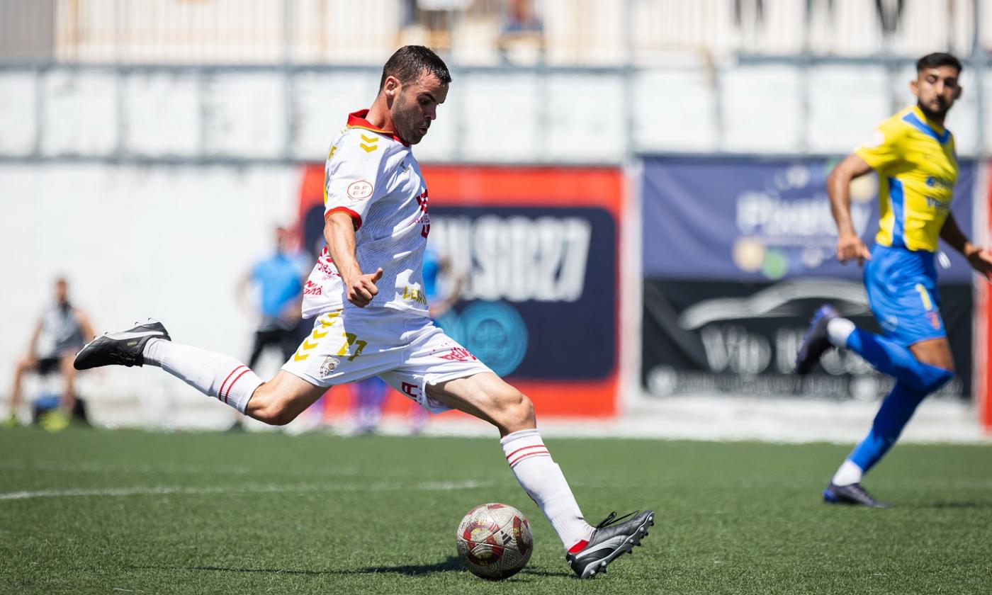 Javi Rodríguez, en un partido con el Antoniano. - CA Antoniano