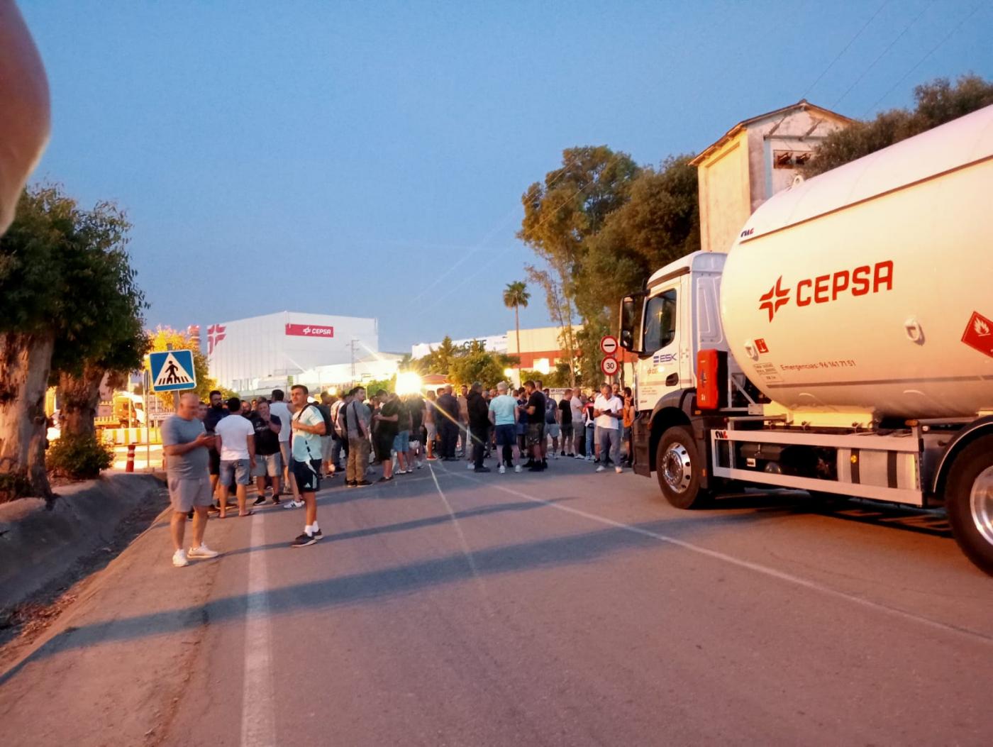 Gran seguimiento de la huelga del Metal en la comarca, sin incidentes de gravedad