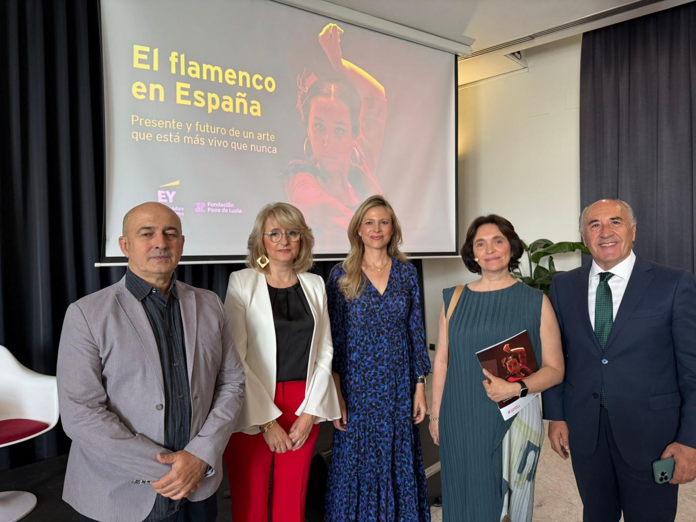 Landaluce, en la presentación en Madrid del informe El Flamenco en España