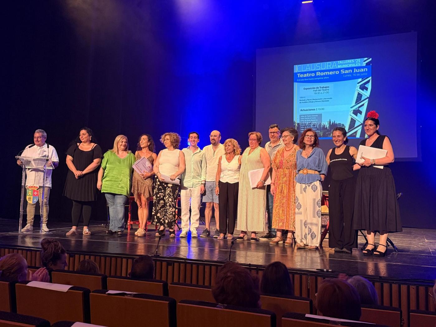 San Juan clausura el curso de talleres municipales