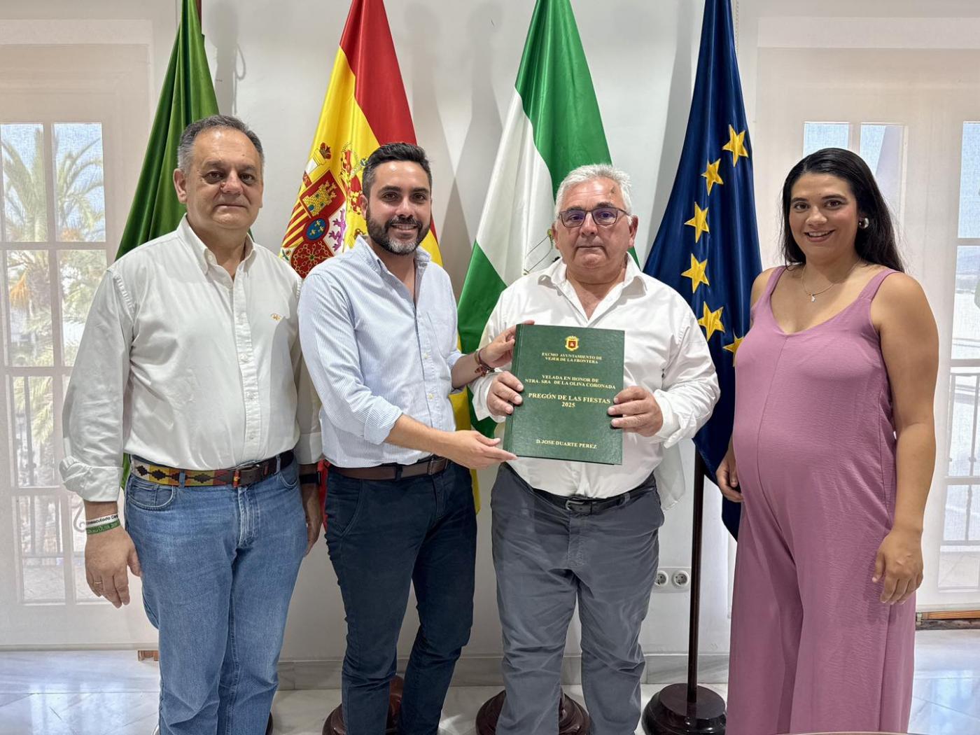 'Pepe Purito', Pregonero de la Velada en honor a Nuestra Señora de la Oliva Coronada  