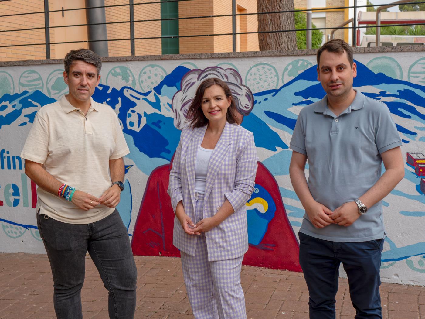José Antonio Gómez, Verónica Morillo y Jesús López. - 