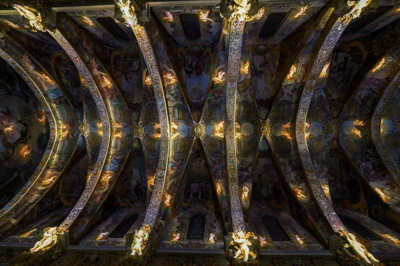 Espectáculo de luces en la 'Capilla Sixtina valenciana'. - Europa Press.