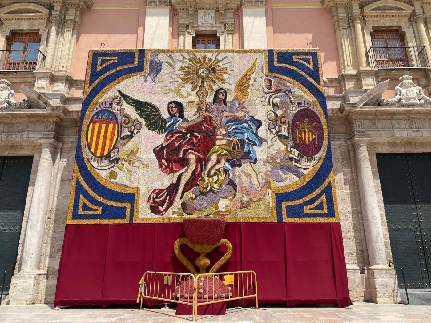 Tapiz con motivo de la festividad del Corpus. - AYUNTAMIENTO DE VALÈNCIA