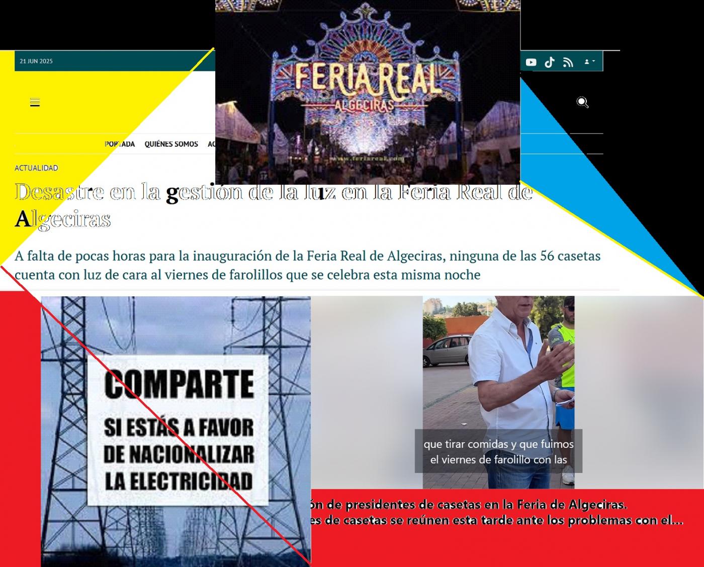 Pocas luces en la Feria 