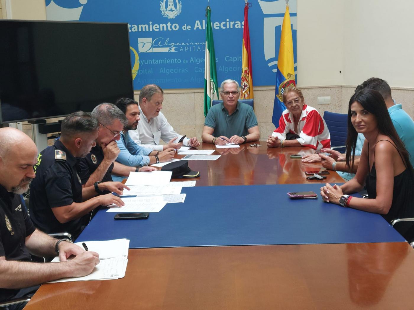 Mesa de seguridad del Ayuntamiento - A.I.