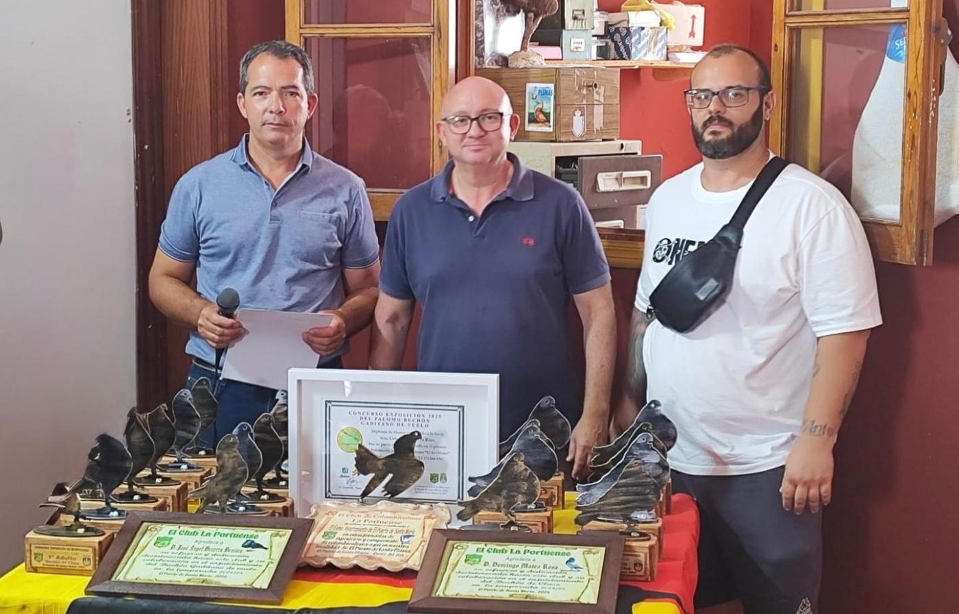 Entregados los premios del Club de Palomos  “La Portuense” 