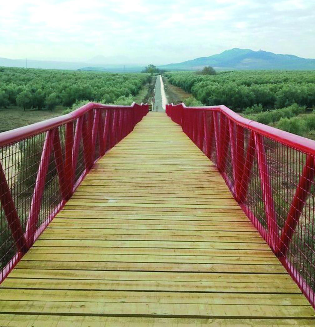 Estudian la futura conexión del casco urbano con la Vía Verde