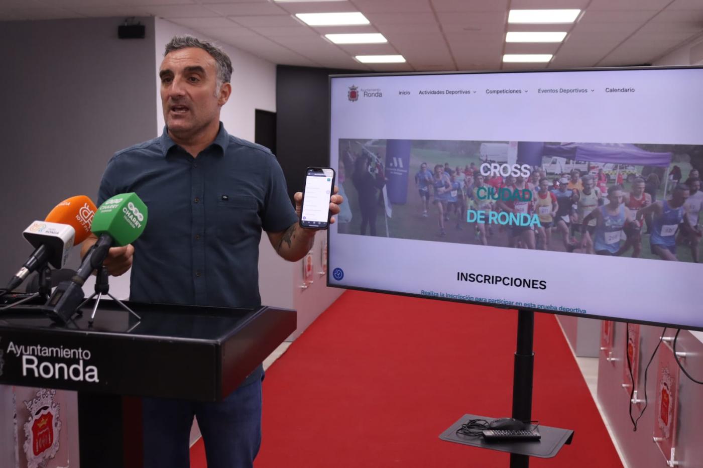 El Área de Deportes del Ayuntamiento de Ronda presenta su nueva página web