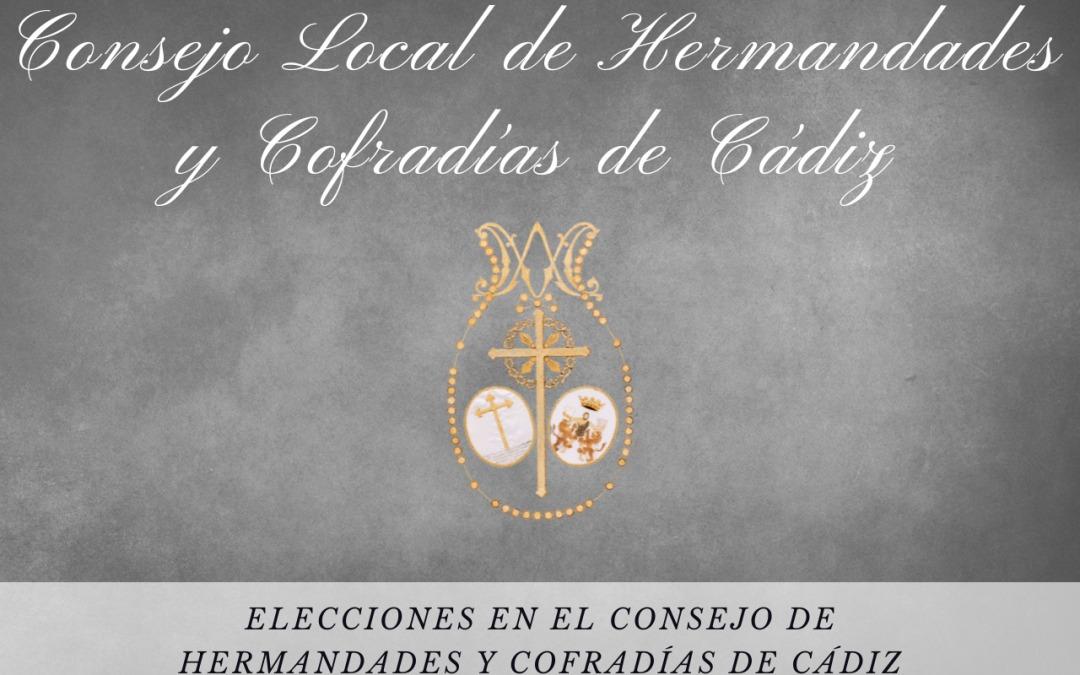 Elecciones en el Consejo de Hermandades y Cofradías de Cádiz