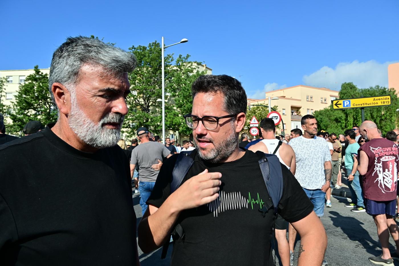 José Ignacio García, esta mañana.  - Eulogio García